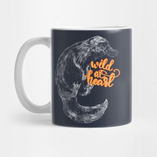 Platypus   |   Hand Drawn Illustration   |   With Lettering Mug